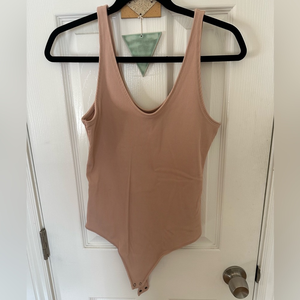 Pink Abercrombie Bodysuit